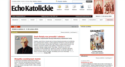 Desktop Screenshot of echokatolickie.pl