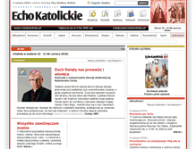Tablet Screenshot of echokatolickie.pl